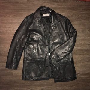 Joseph Abboud men’s leather jacket - M